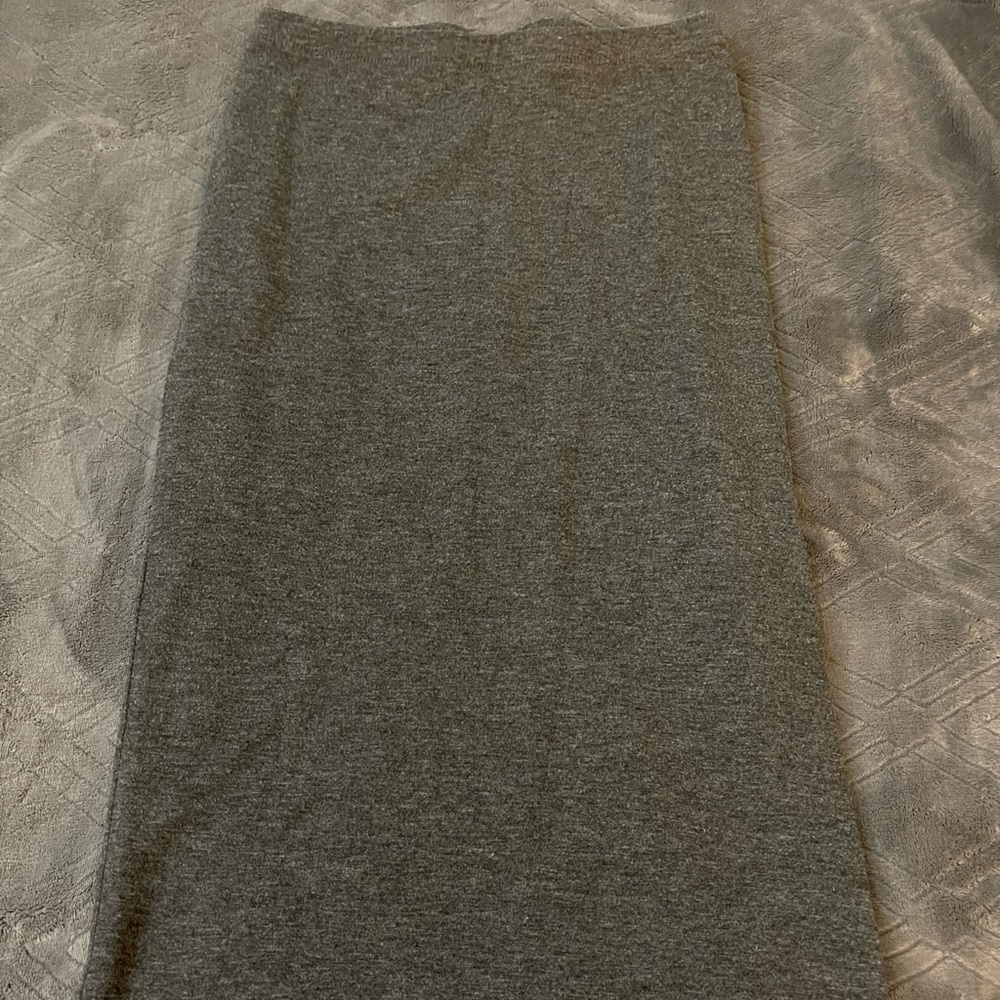 Express Gray Midi Pencil Skirt- Small